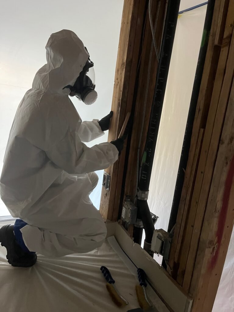 North Hollywood Damage Restoration Services | Onsite Pro 33 brushing stud walls