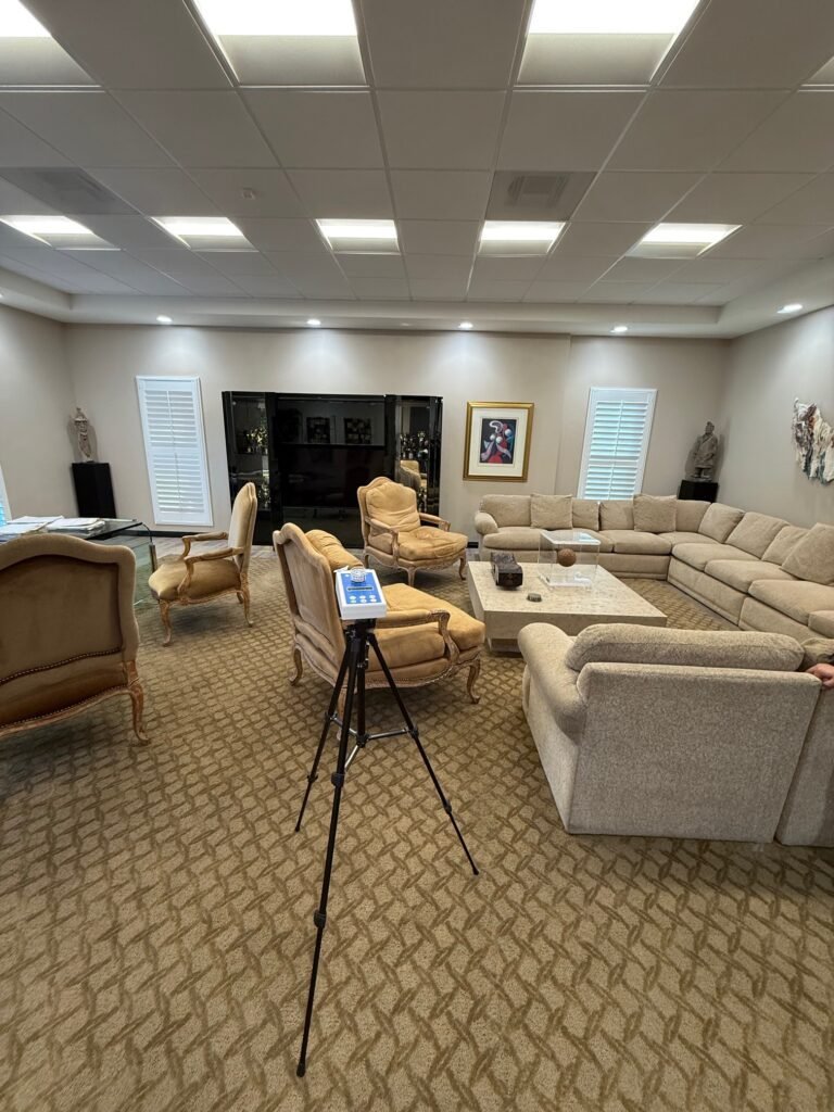 North Hollywood Damage Restoration Services | Onsite Pro 12 mold air test in living room