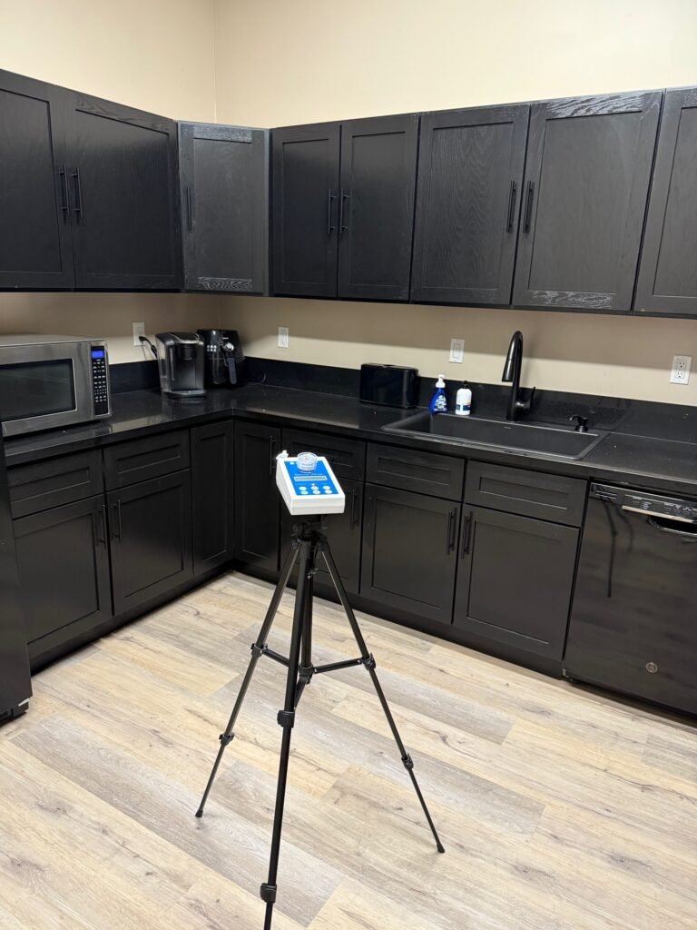 North Hollywood Damage Restoration Services | Onsite Pro 17 mold air test in kitchen