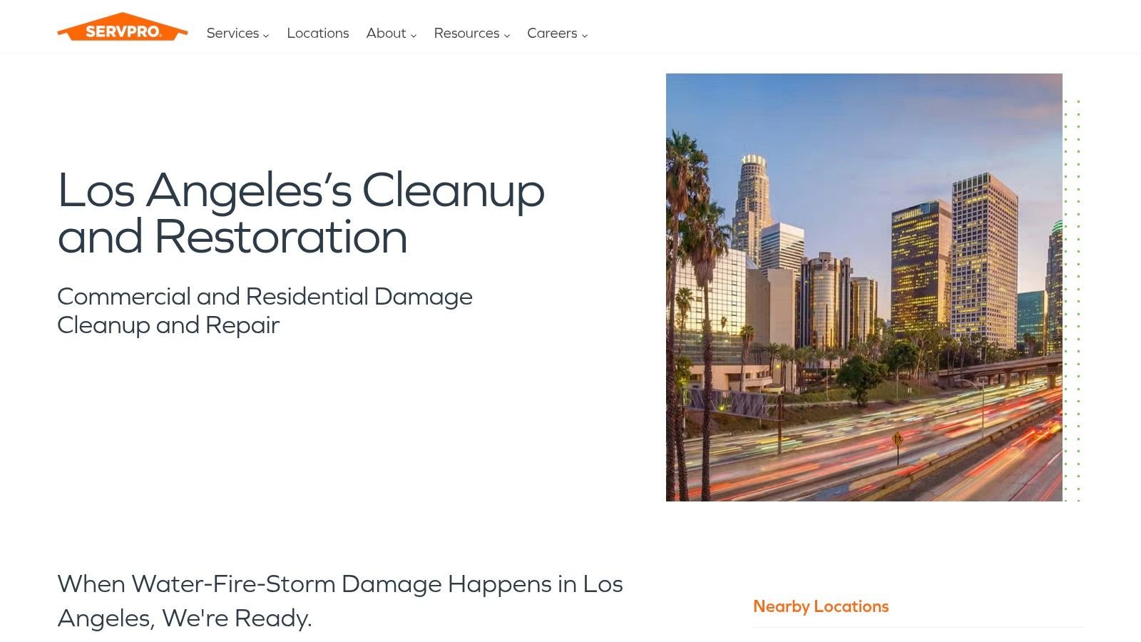 Top 7 Mold Removal Companies in Los Angeles (2026 Review) 2 SERVPRO (Greater Los Angeles)