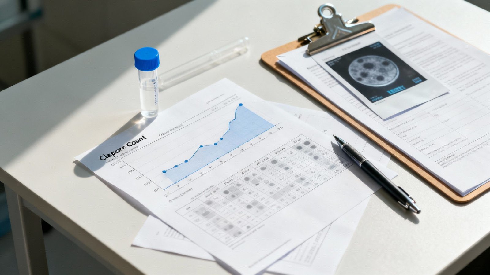 Your Guide to Finding Mold Inspection Services Near Me 3 A person reviewing a detailed inspection report.