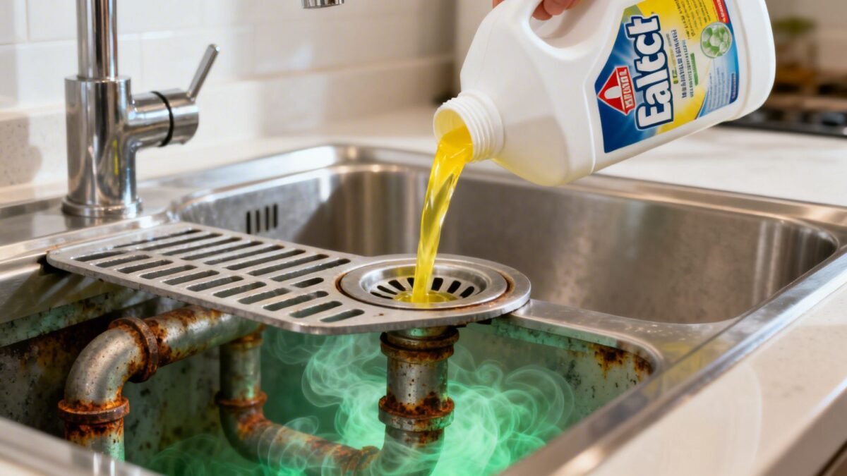 Can You Pour Bleach Down the Drain? What Really Happens