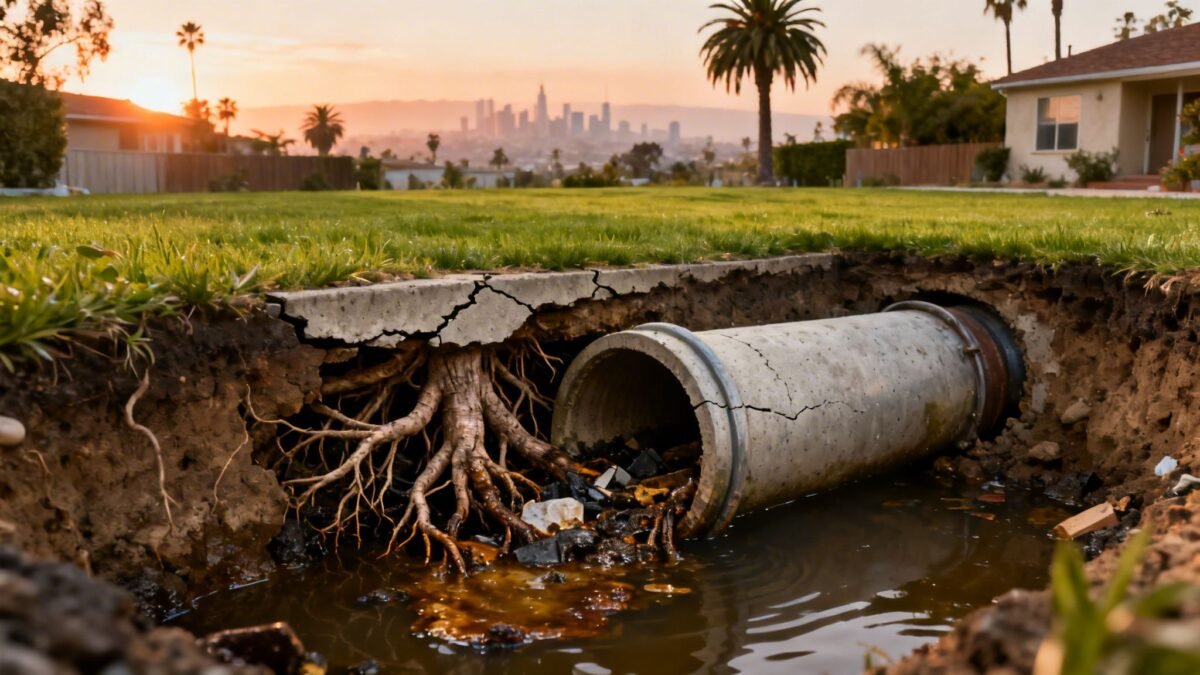 Your Guide to a Clogged Sewer Line in Los Angeles
