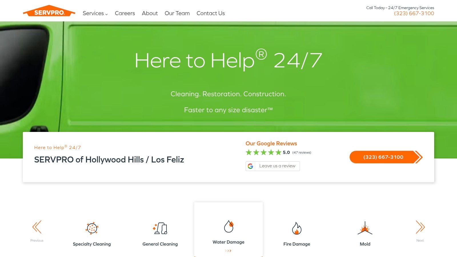 SERVPRO of Hollywood Hills / Los Feliz