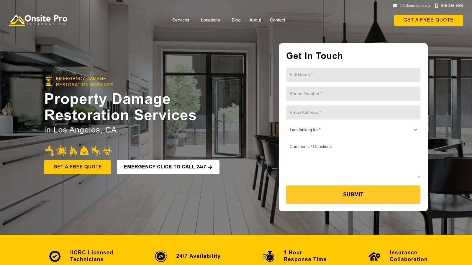 Mold damage in a home, requiring professional inspection and restoration.